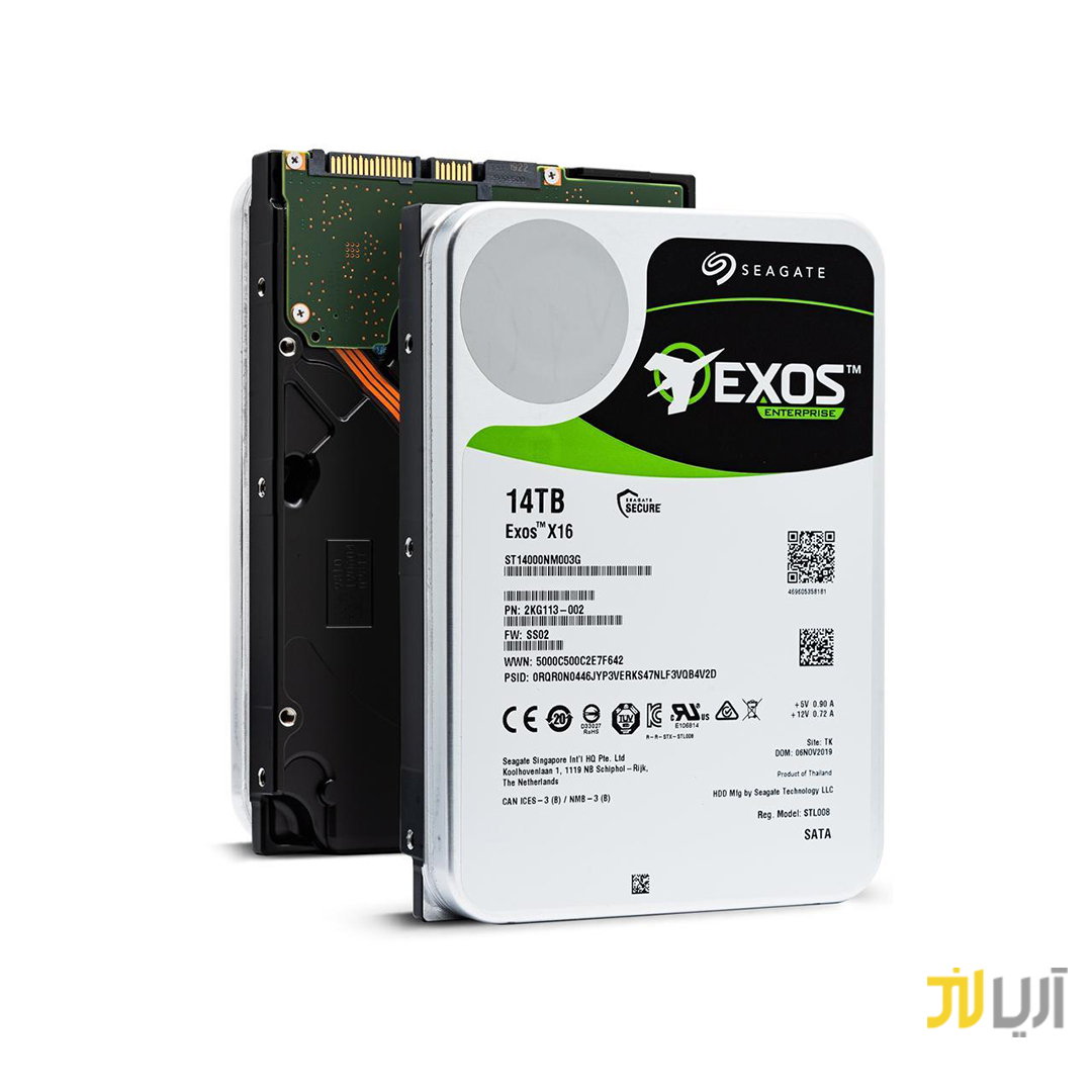 هارد دیسک اینترنال سیگیت مدل Exos X16 ظرفیت 14 ترابایت