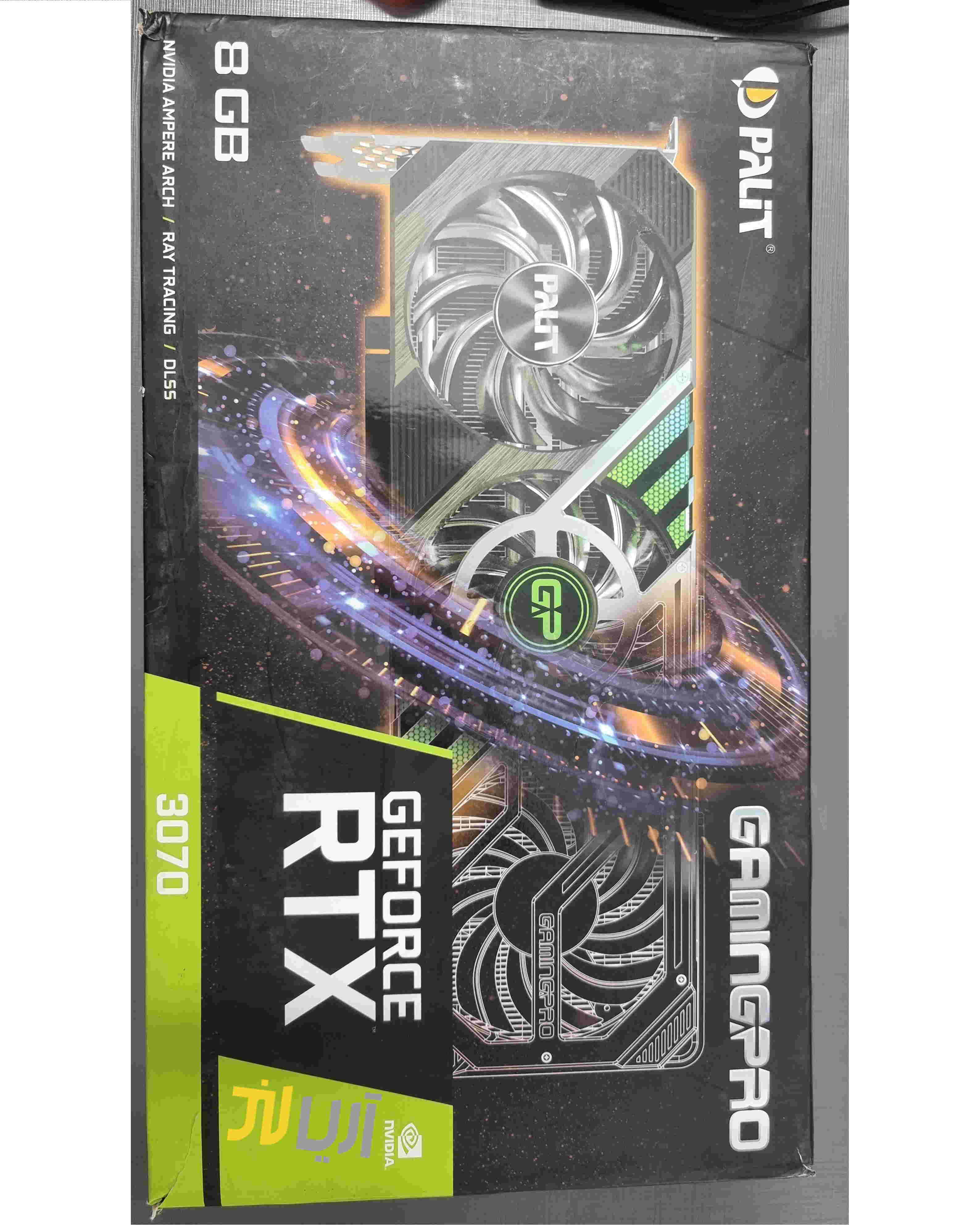 کارت گرافیک RTX 3070 PALIT GamingPro 3fan 8GB - آریا لند